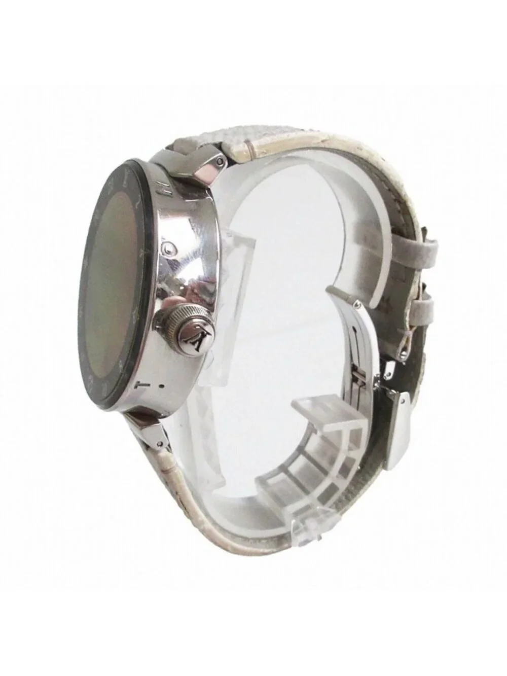 Louis Vuitton Watch Tambour Horizon Smart Quartz Monogram White